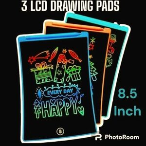 🖌️🎨NEW Colorful LCD Writing Tablet 8.5 Inch-3 Count